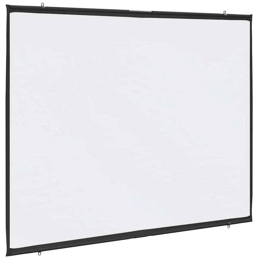 vidaXL Tela de projeção parede suspensa 84" 4:3