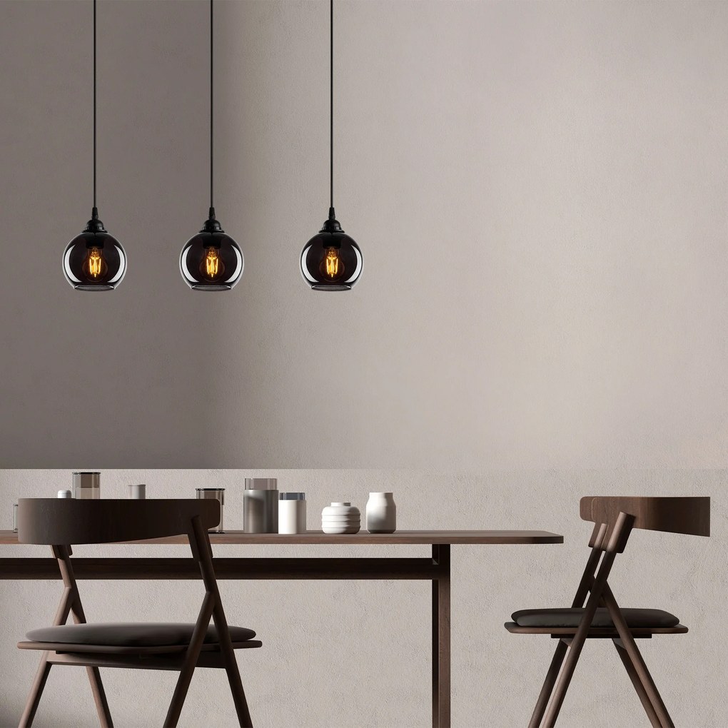 Chandelier Smoked – Fume – 65 x 65 cm