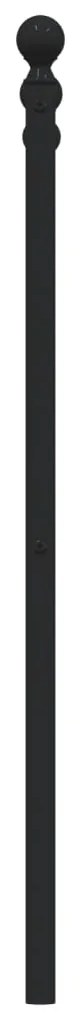 Cabeceira de cama 120 cm metal preto