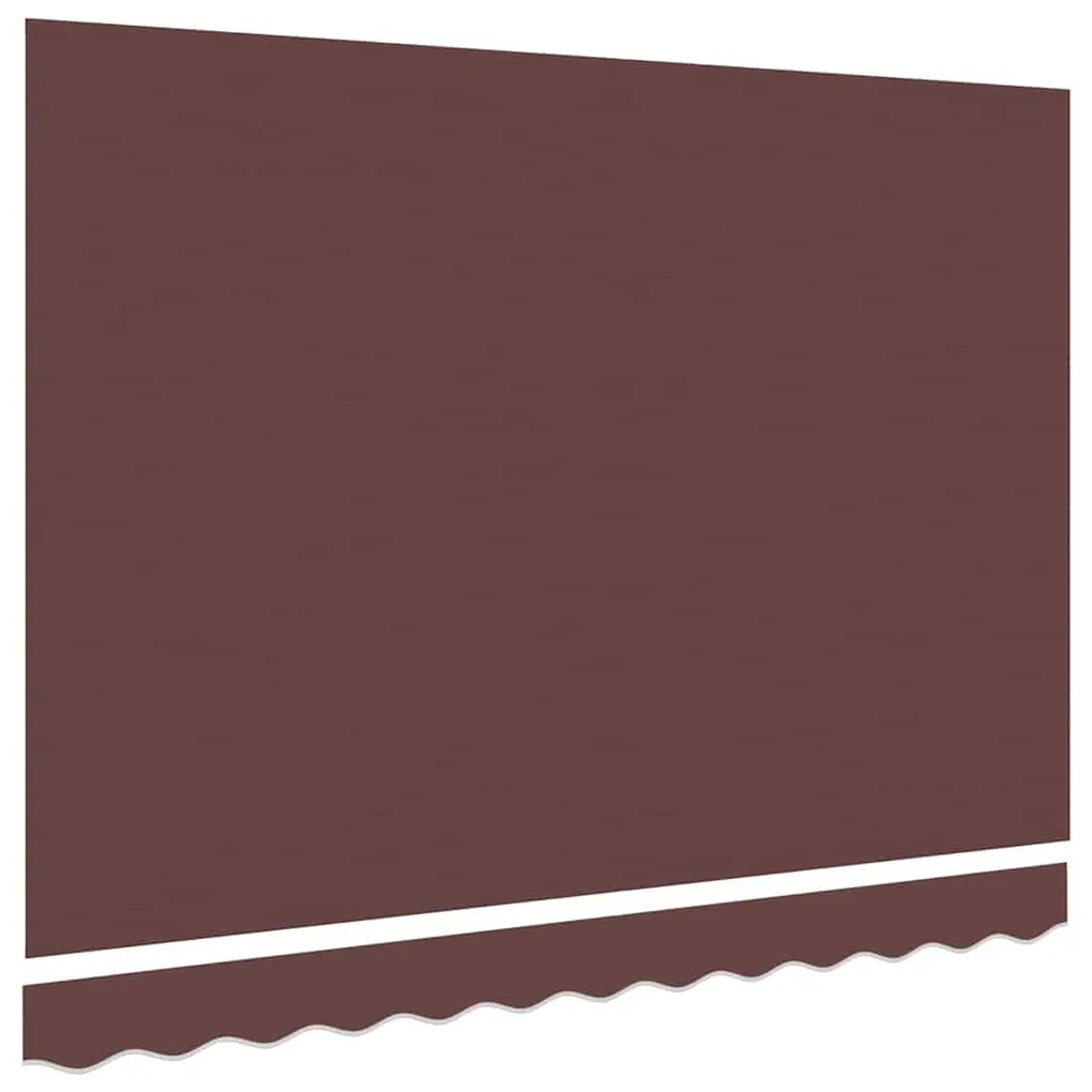 Tecido de Substituição para Toldo para Estrutura de 3.5x2 m Castanho