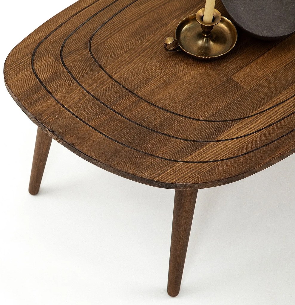 Mesa de Centro Sweet – Nogueira – 115x38x50 cm