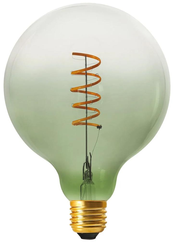 G125 Olive Green LED bulb, Pastel line, Spiral filament 4W E27 Dimmable 2250K