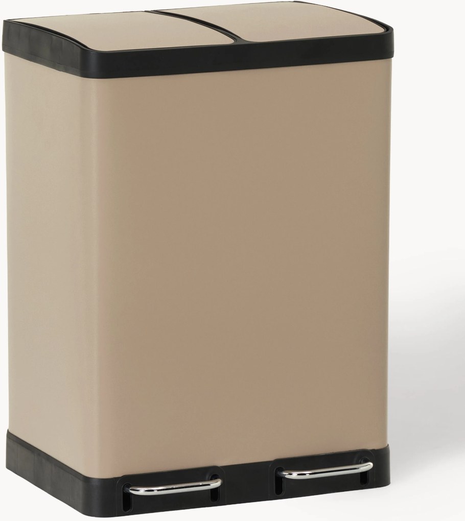 Caixote do lixo com pedal Rafa, 2 x 30 L