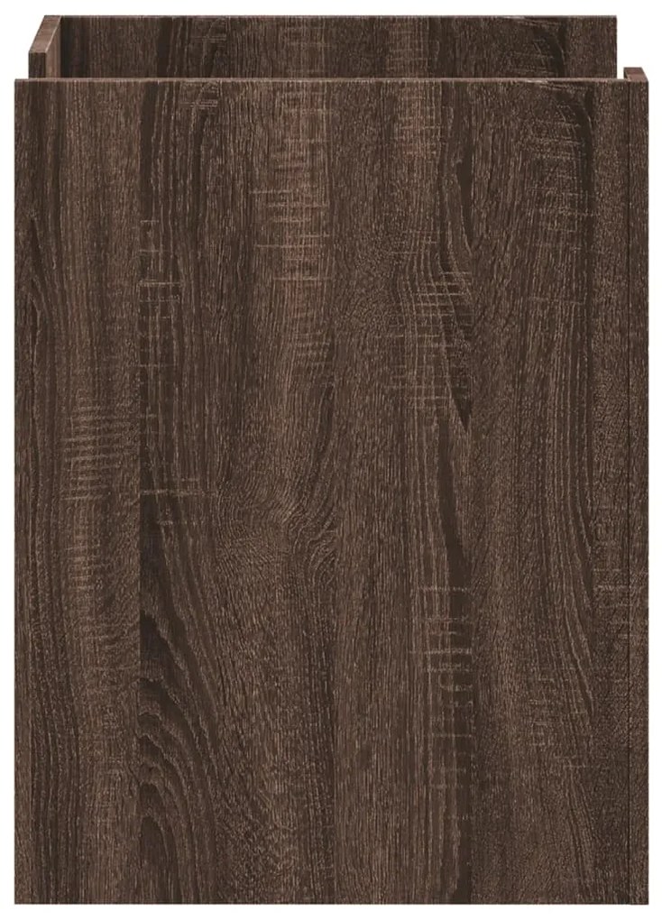 Mesa cabeceira 45x50x65 cm derivados madeira carvalho castanho