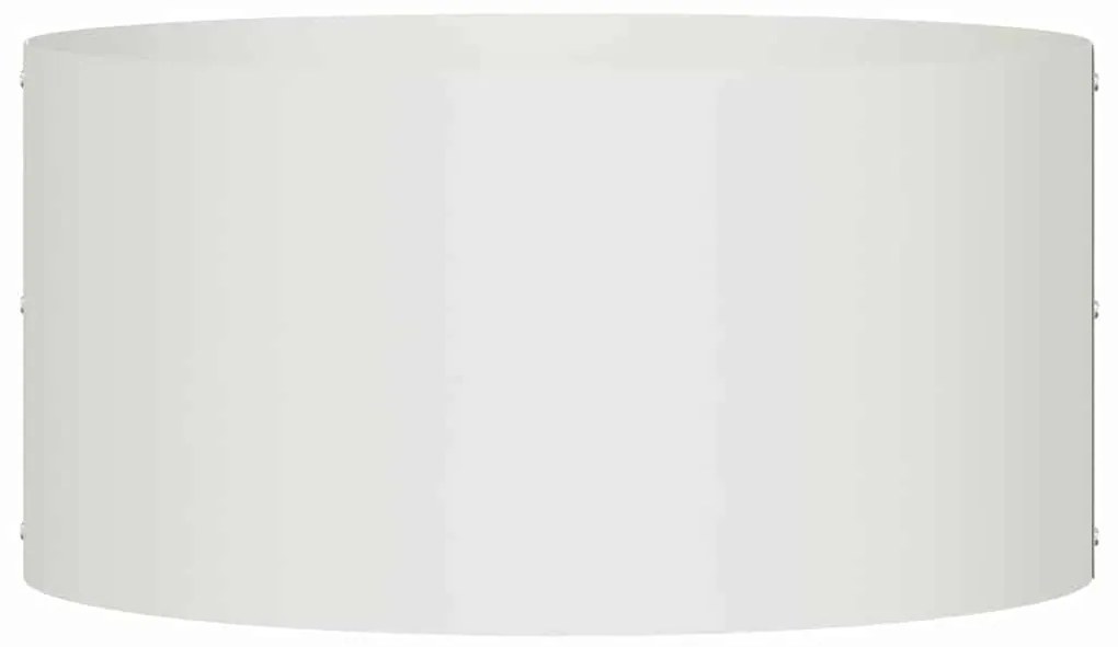 Vasos de Metal Brancos Branco Metal 40 cm de diâmetro