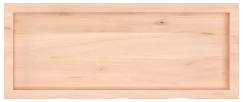 Tampo de mesa 100x40x(2-4) cm carvalho maciço não tratado