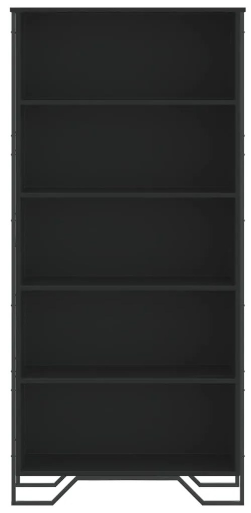 Estante 80x31x169 cm derivados de madeira preto