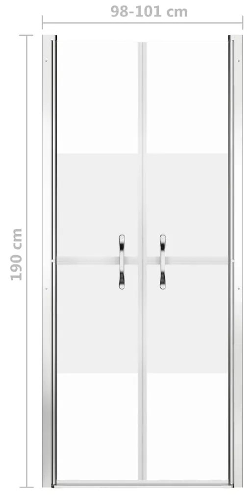 Porta de duche ESG semiopaco 101x190 cm