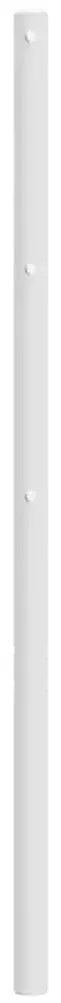 Cabeceira de cama 180 cm metal branco