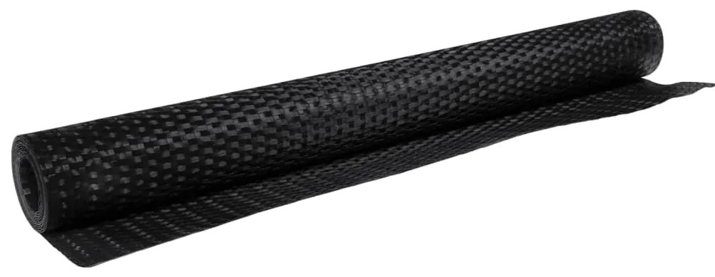 Tela de varanda 500x90 cm vime PE preto