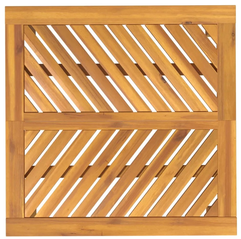 Mesa de jantar para jardim 90x90x74 cm madeira de acácia maciça