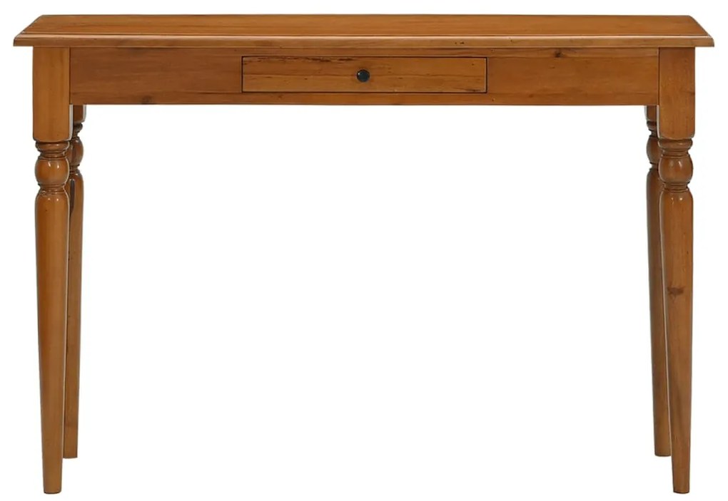 Mesa consola 110x30x75 cm madeira de mogno maciça