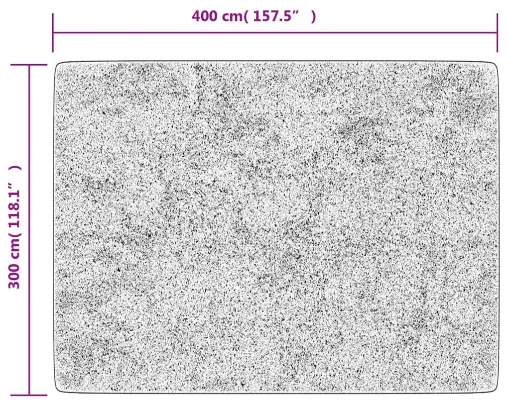 Tapete lavável antiderrapante 400x300 cm multicor