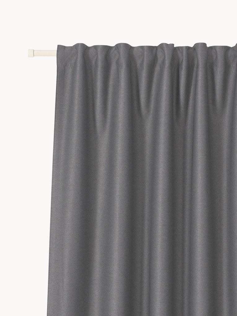 Cortinas blackout multi-banda Asher, conjunto de 2, L 140 cm