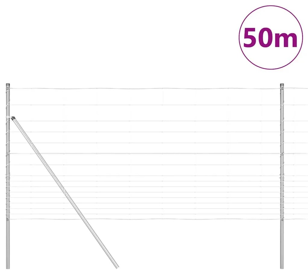 Cerca de Campo 1,2 x 50m Aço Galvanizado