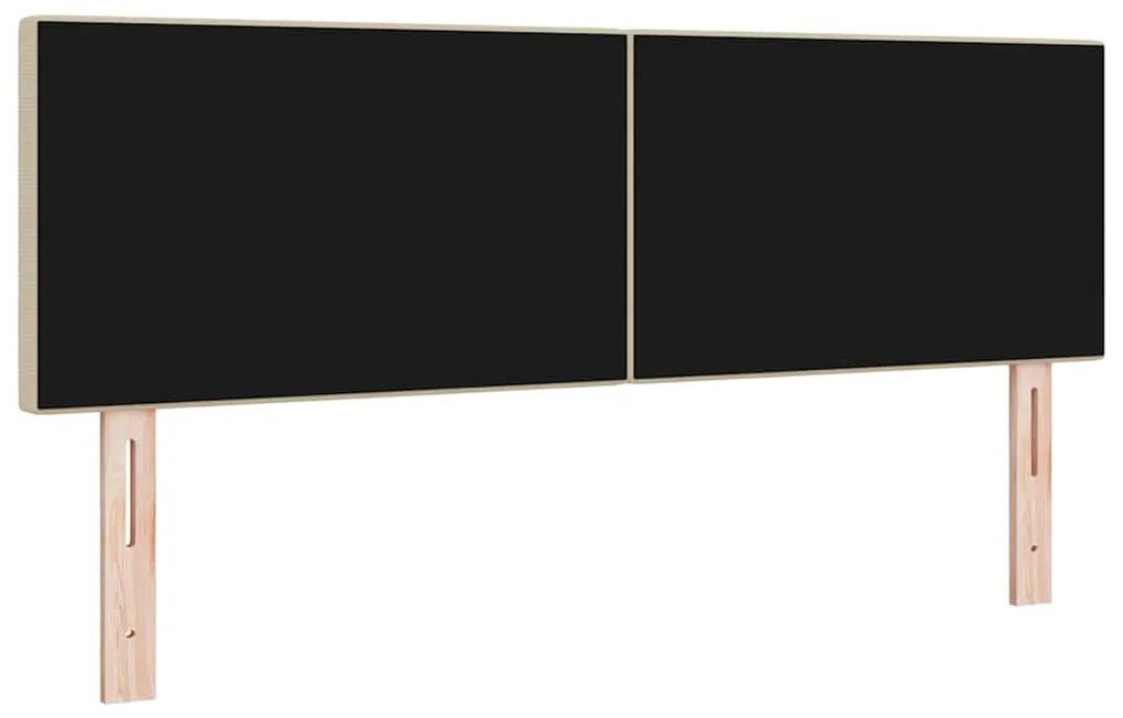 Cabeceira LED vidaXL Design Simples Verde Claro Cinza 72 cm Tecido de