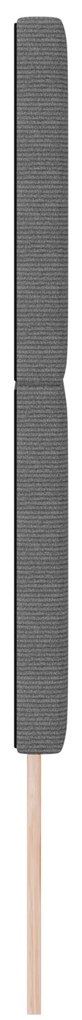 Cabeceira vidaXL Design Simples Cinza Claro 140 cm Tecido de Corduroy