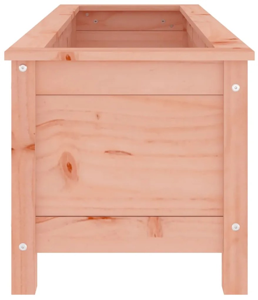 Canteiro elevado de jardim 119,5x40x39cm madeira douglas maciça