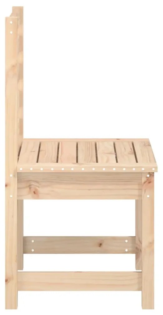 Cadeiras de jardim 2 pcs 50x48x91,5 cm pinho maciço