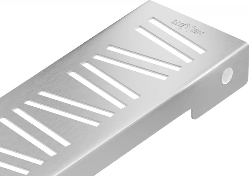 Mexen Flat M22 cobertura para ralo linear 90 cm, inox - 1029090
