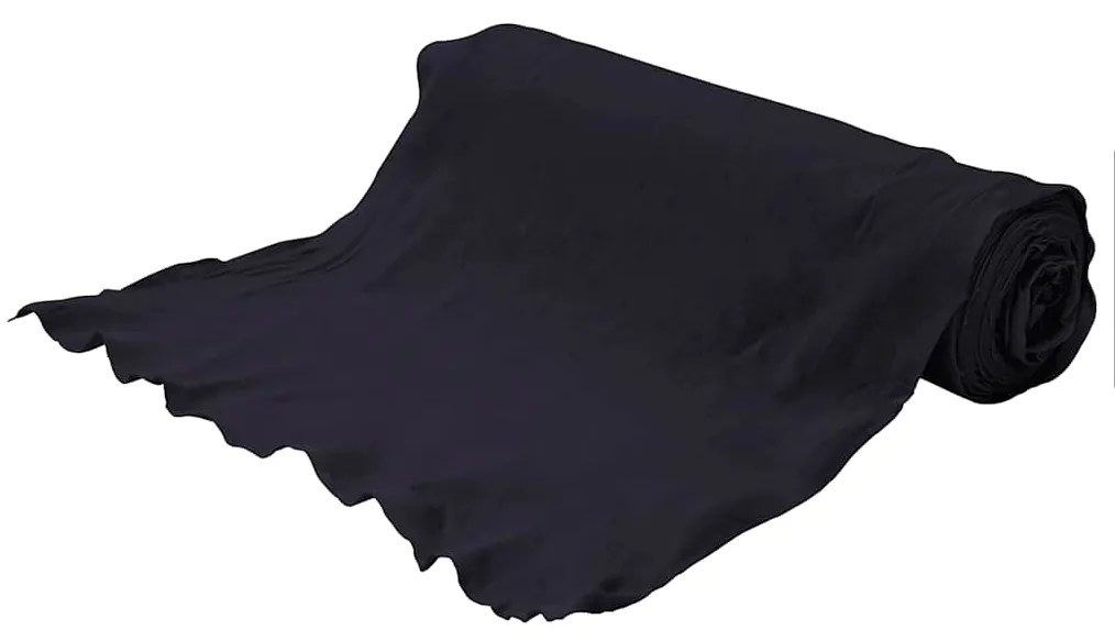 Membrana de geotêxtil 1x10 m fibra de poliéster preto