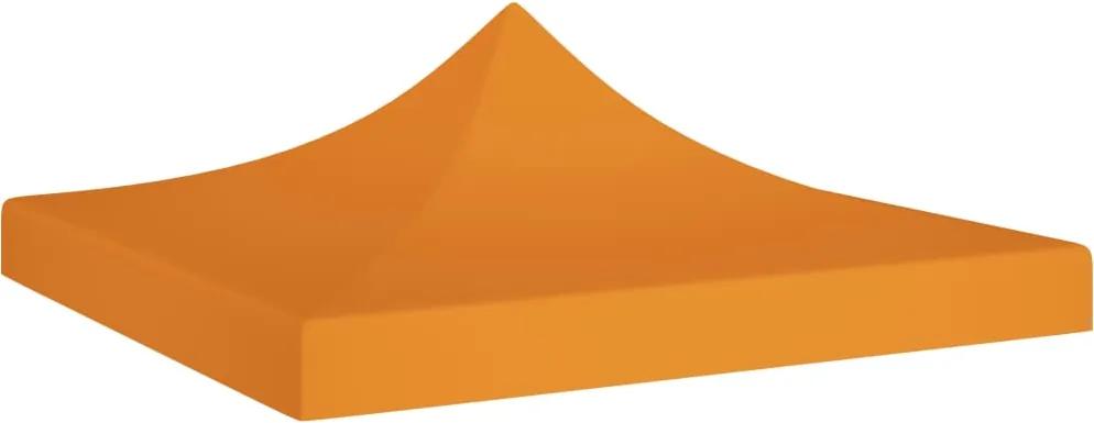 Teto para tenda de festas 3x3 m 270 g/m² laranja