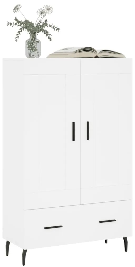 Aparador alto 69,5x31x115 cm derivados de madeira branco