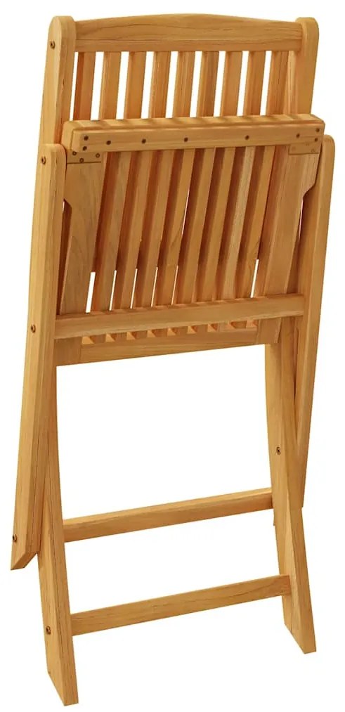 3 pcs conjunto de jantar para jardim madeira de acácia maciça