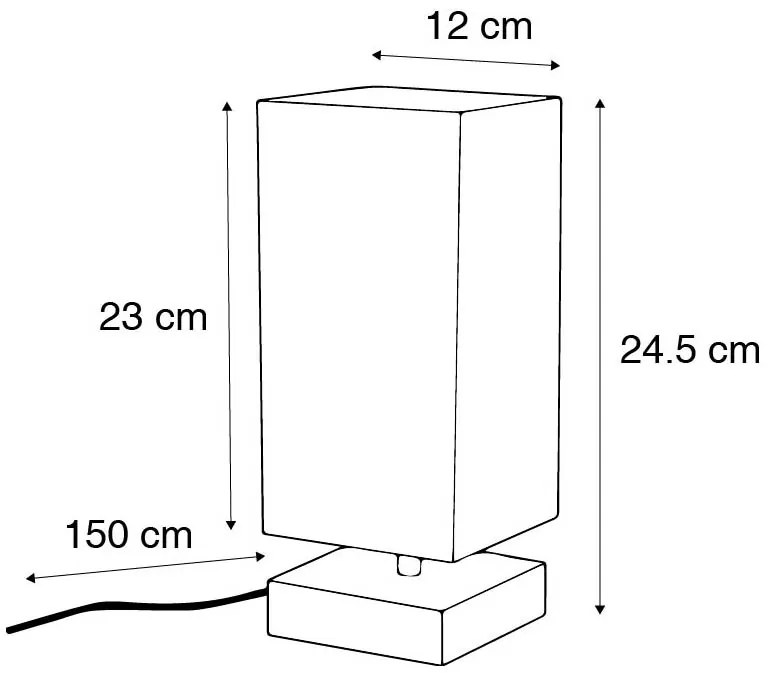 Candeeiro de mesa moderno cinza com aço - Milo Design,Industrial,Moderno