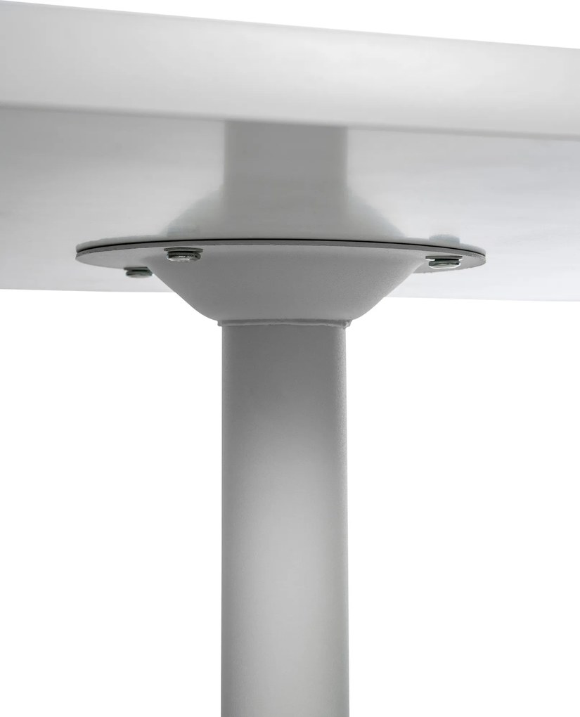 Mesa alta quadrada 108 x 60 x 60 cm Branco