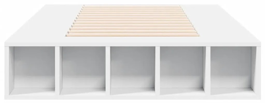 Estrutura de cama 100x200 cm derivados de madeira branco