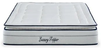 Colchão Luxury Topper - Mola Ensacada 183 x 98 cm