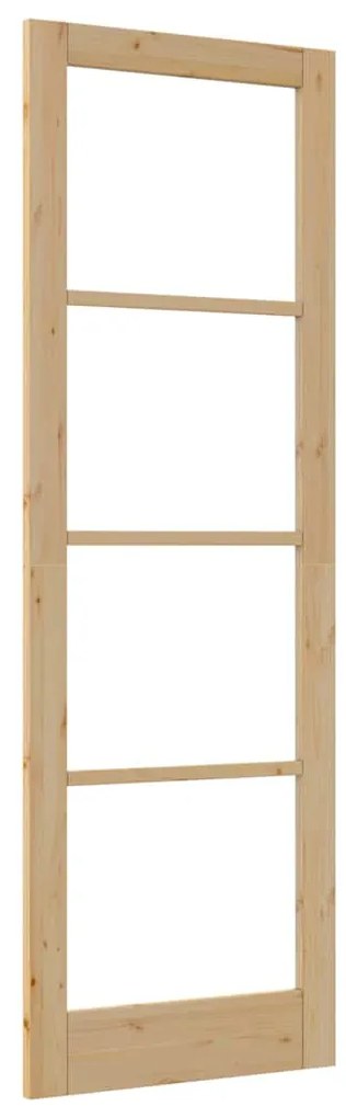 porta interior com vidro "ORKDAL" 78x232x4 cm em madeira sólida de pin