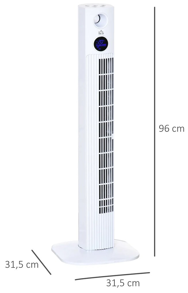 Ventoinha de Coluna 45W Silencioso com Controle Remoto 3 Velocidades 3