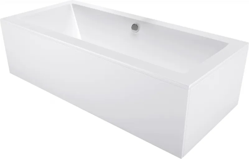 Mexen Cube banheira retangular 190 x 90 cm com revestimento, branca - 55051909000X