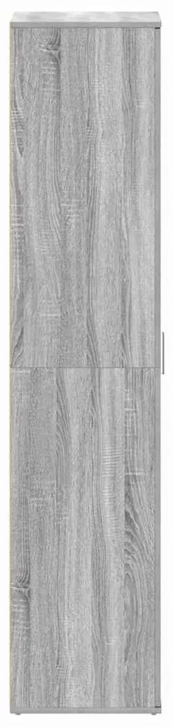 Cabide de Sapatos Cinza Sonoma 80x39x180 cm Madeira Engenharia
