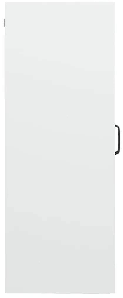 Armário de parede suspenso 69,5x34x90 cm branco