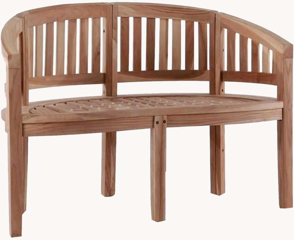 Banco de jardim em madeira de teca Baa (2 lugares)