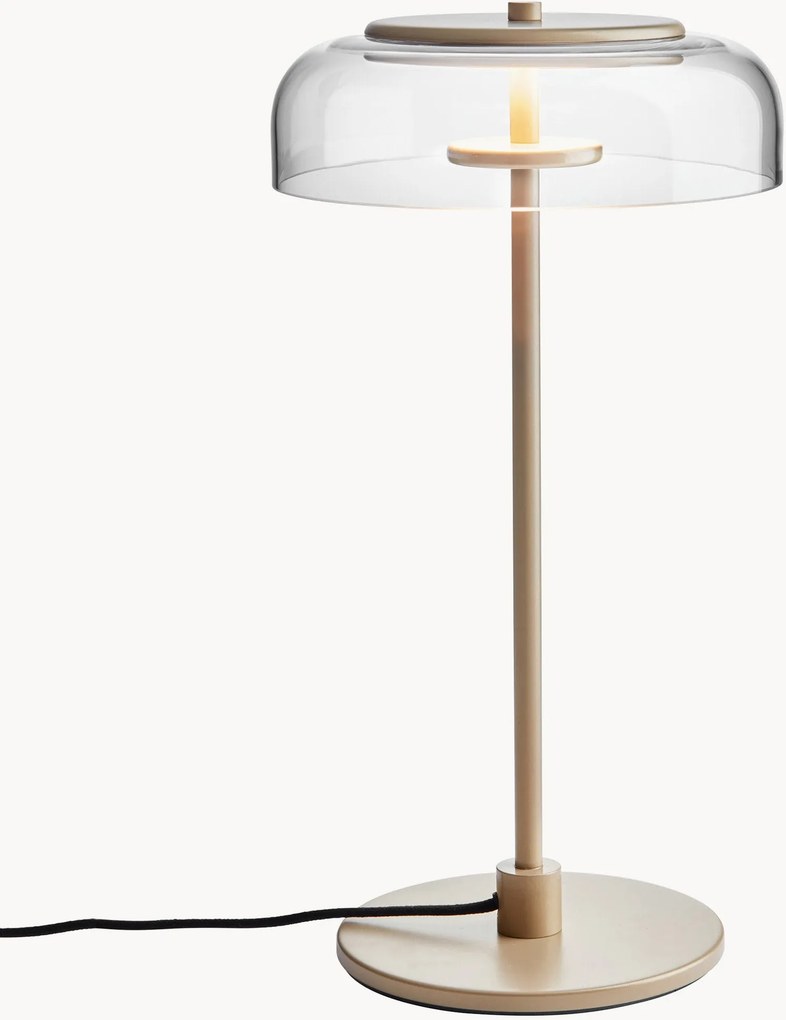 Candeeiro de mesa LED artesanal regulável Blossi