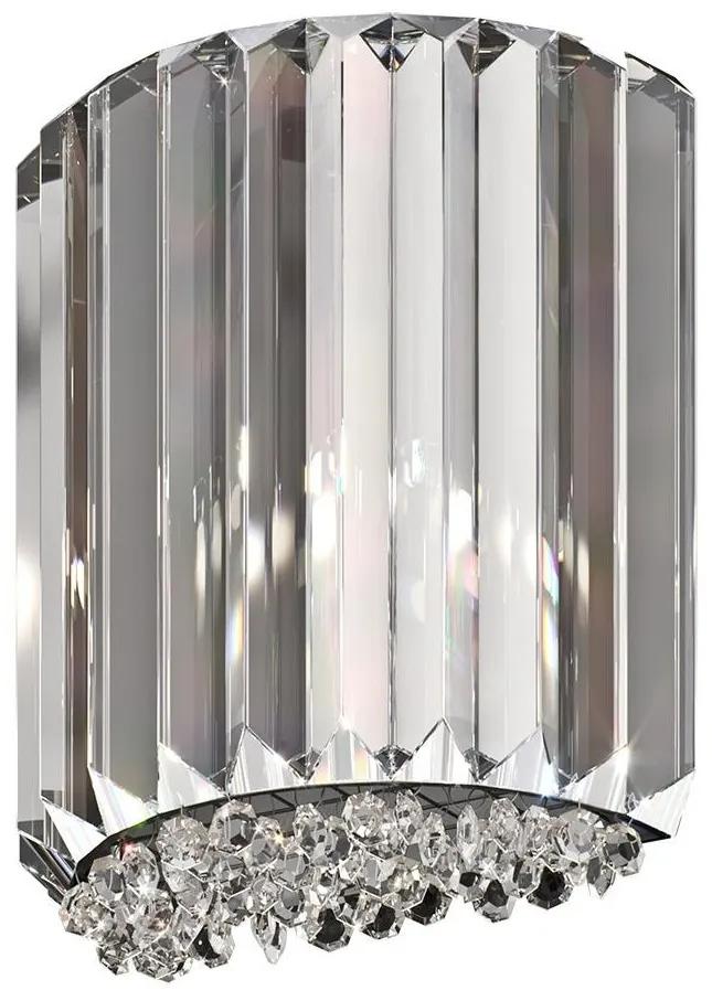 Zuma Line W0360-01A-B5AC - Iluminação de parede de cristal PRINCE 1xG9/42W/230V