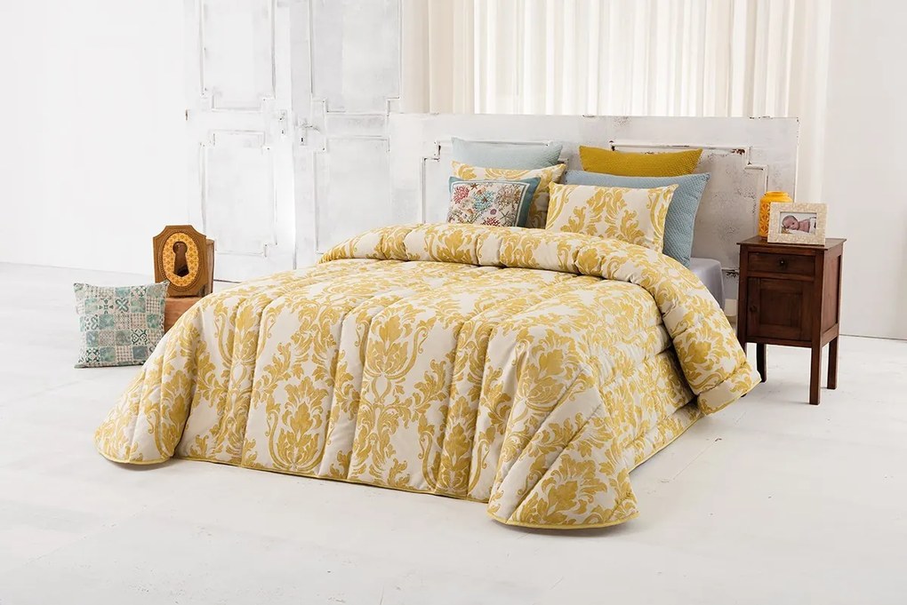 COLCHA EDREDOM - COLCHA JACQUARD C/ ALMOFADAS DECORATIVAS 45x60 CM: Taupe 1 Almofada cheia 45x60 cm a jogo