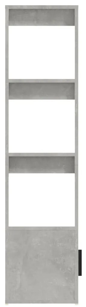 Aparador 80x30x119,5 cm derivados de madeira cinzento cimento