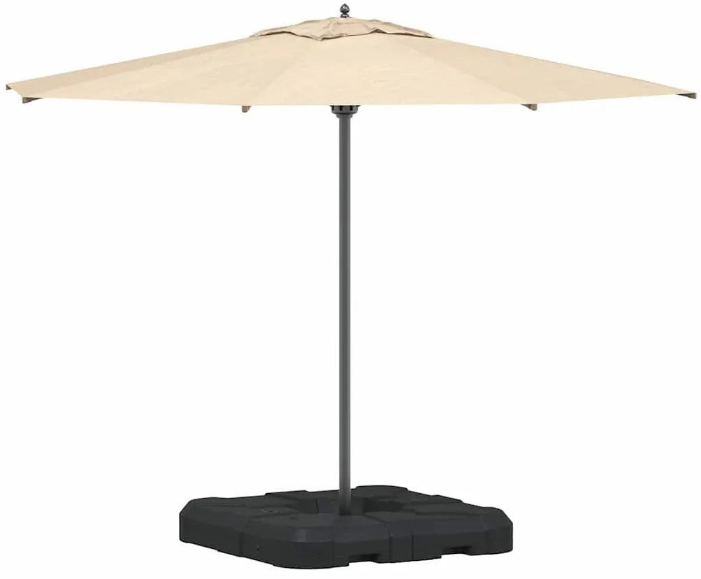 Conjunto de Base de Guarda-chuva de 2 Peças: 110 kg de Areia ou 70 kg