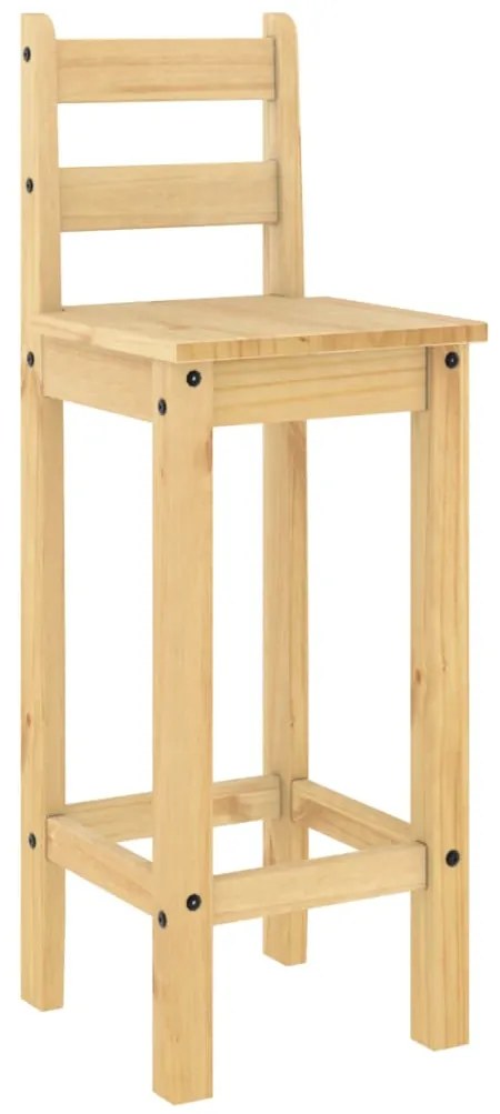 5 pcs conjunto de bar pinho maciço