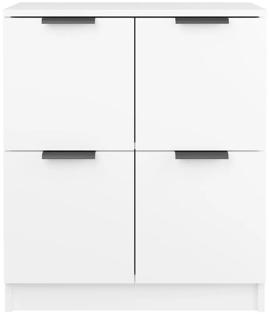 Aparadores 2 pcs 60x30x70 cm derivados de madeira branco