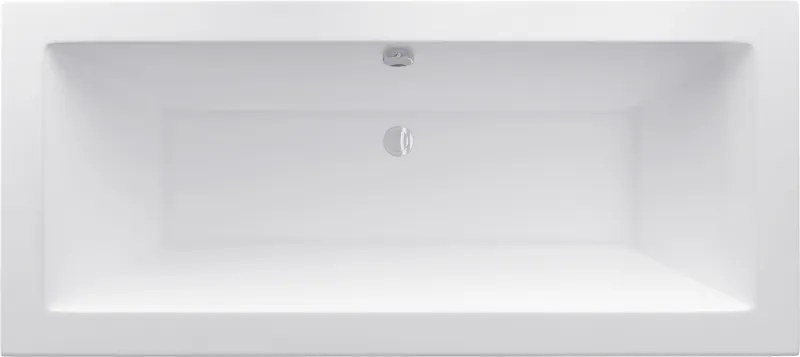 Mexen Cube banheira retangular 170 x 75 cm, branca - 55051707500