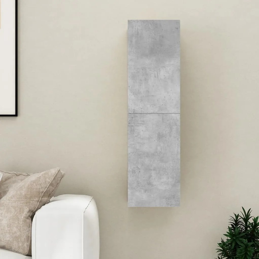 Móvel de TV 30,5x30x110 cm derivados madeira cinzento cimento