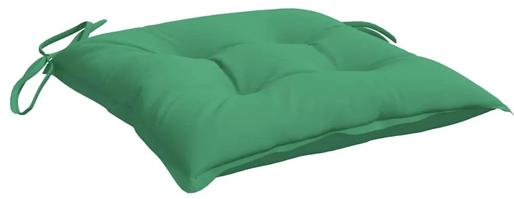 Almofadões para móveis de paletes 2 pcs tecido oxford verde