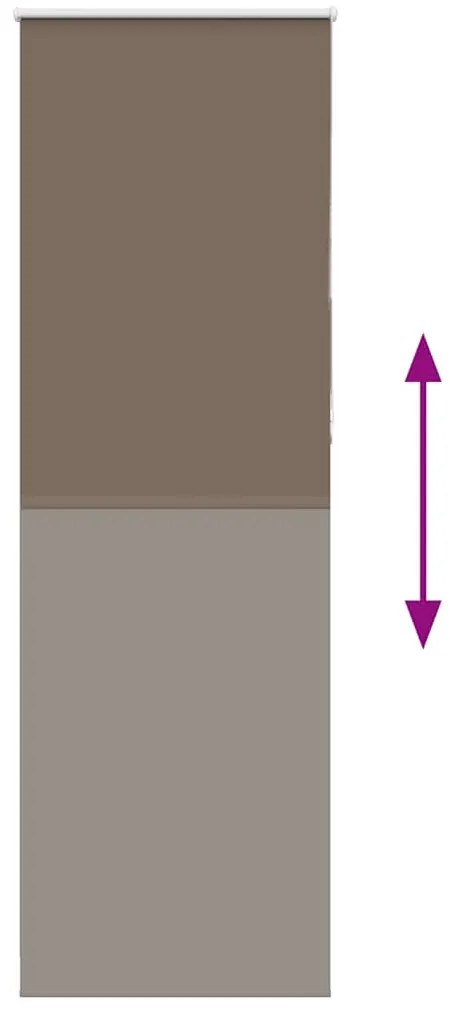 Persiana de enrolar 80x210 cm largura tecido 75,7 cm poliéster