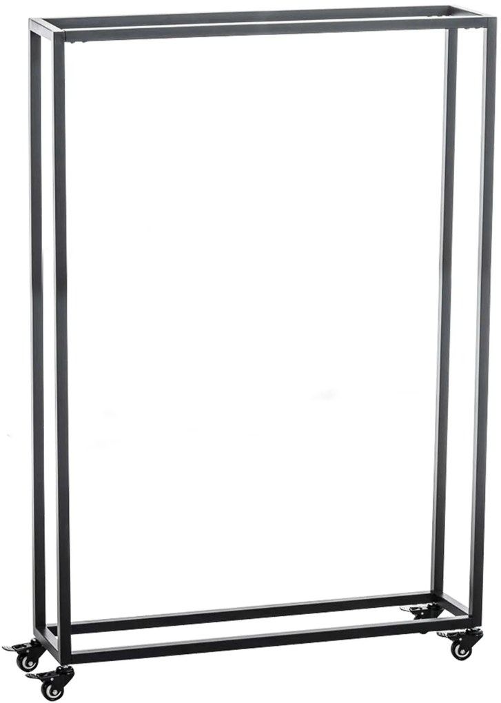 Suporte para lenha Hetta 25 x 80 x 150 cm Preto